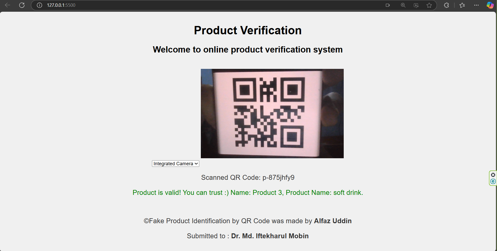 Fake Product Identification